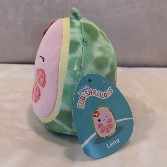 Squishmallow 5 inches Lena, pink guava fruit - Picture 2 of 6